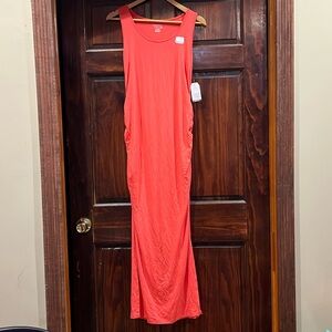 NWT Coral Maternity Maxi Dress